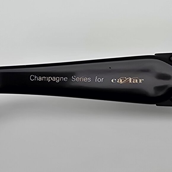 Caviar Champagne Series M. 6276 C. 24 Matte Black Rhinestone Sunglasses Frame main image 13